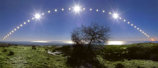 Tyrrhenian Sea and Solstice Sky